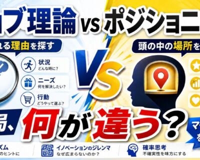ジョブ理論とポジショニング戦略の違い｜自分なりに噛み砕いて整理してみた