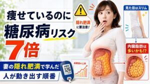 「痩せているのに糖尿病リスク7倍」——妻の隠れ肥満で学んだ、人が動き出す順番
