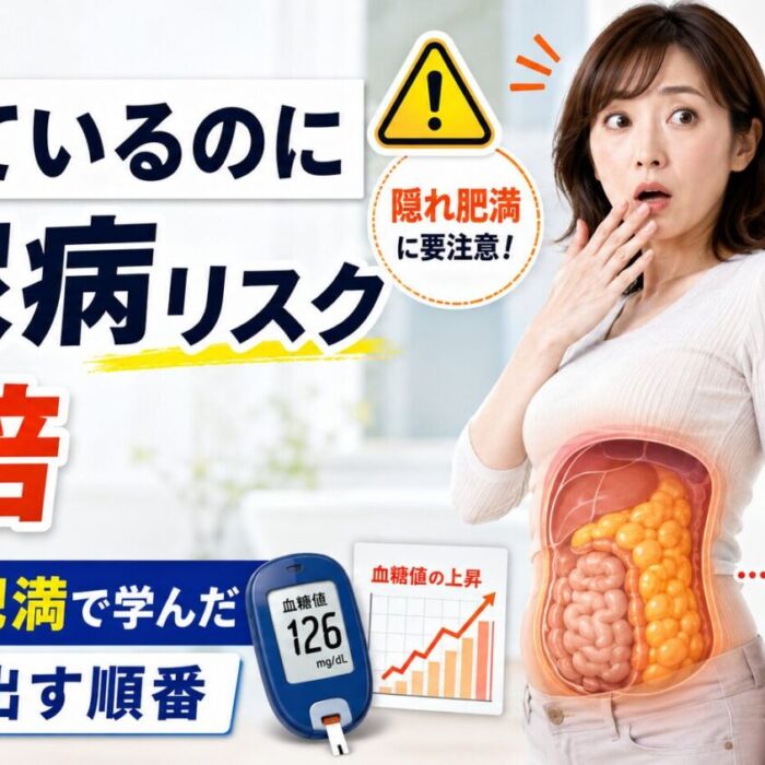 「痩せているのに糖尿病リスク7倍」——妻の隠れ肥満で学んだ、人が動き出す順番